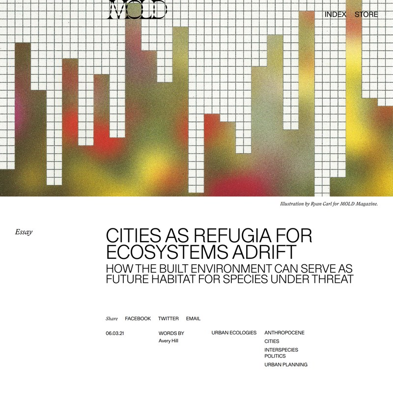 Cities as Refugia for Ecosystems Adrift - MOLD :: Designing the Future of Food