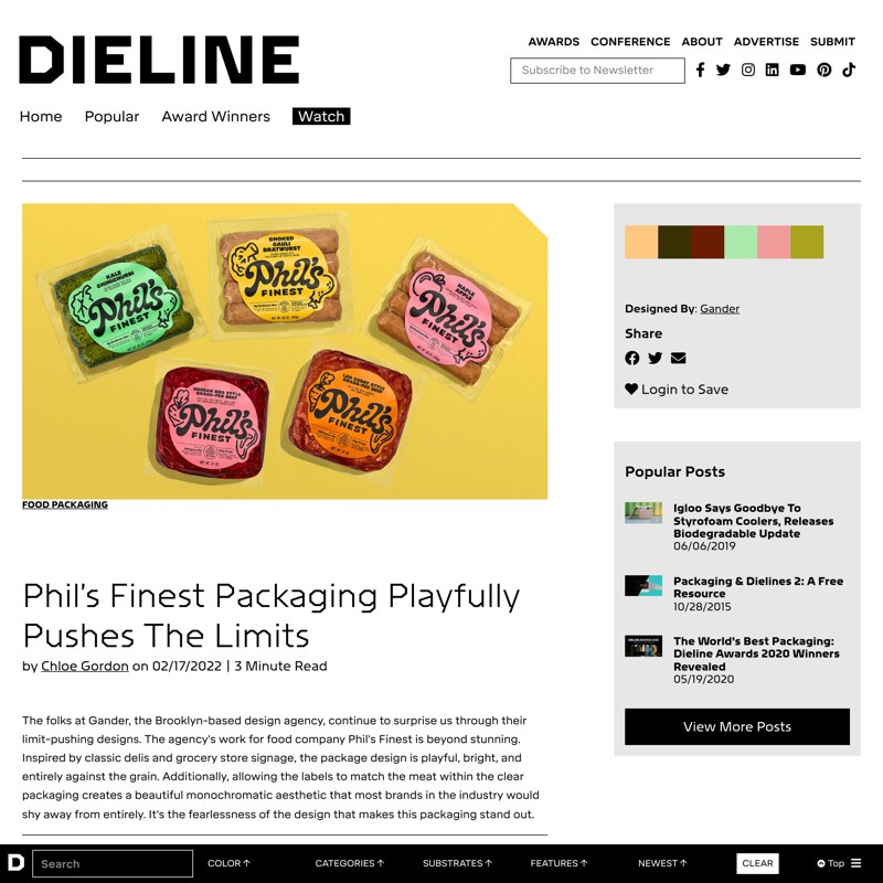 Phil’s Finest Packaging Playfully Pushes The Limits