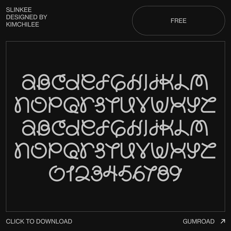 Slinkee Typeface